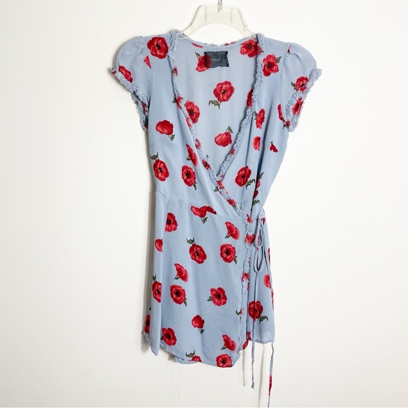 Reformation Mini Wrap Dress - Lola print - Picture 3 of 9